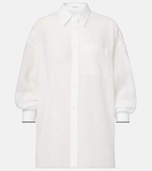 Cotton poplin shirt