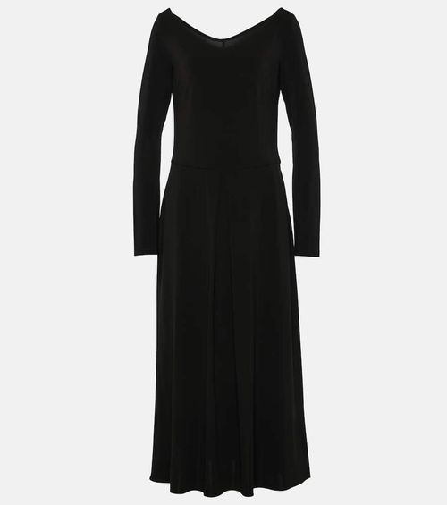 Valido pleated jersey maxi dress