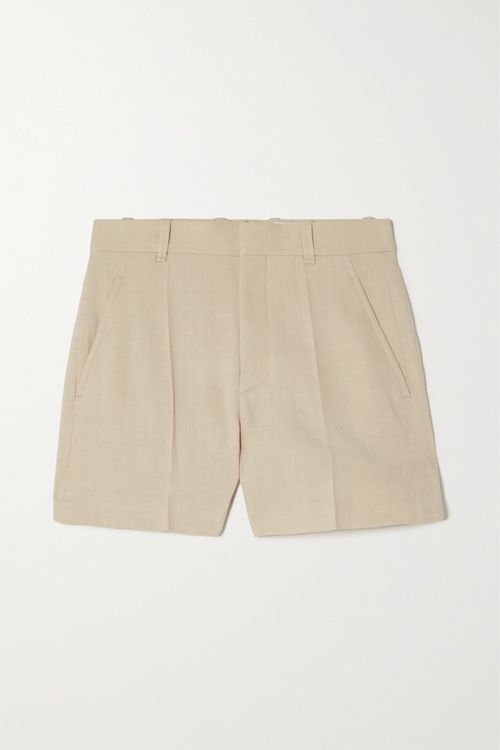 Linen Shorts - Pastel pink - FR42