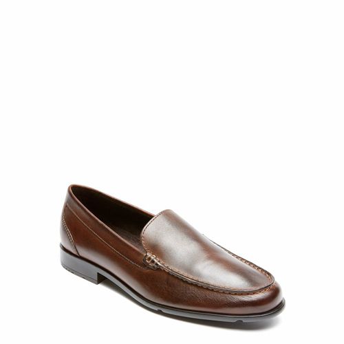 Men's Classic Venetian Loafers (Dark Brown Leather)