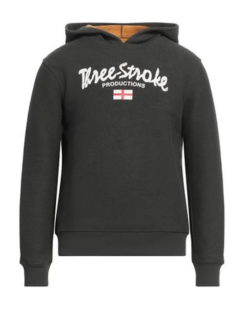 Man Sweatshirt Military green Size L Cotton
