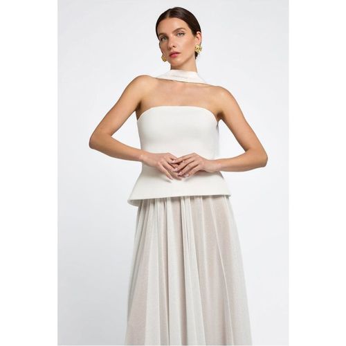 Polka Dobby Chiffon Scarf by Goddiva