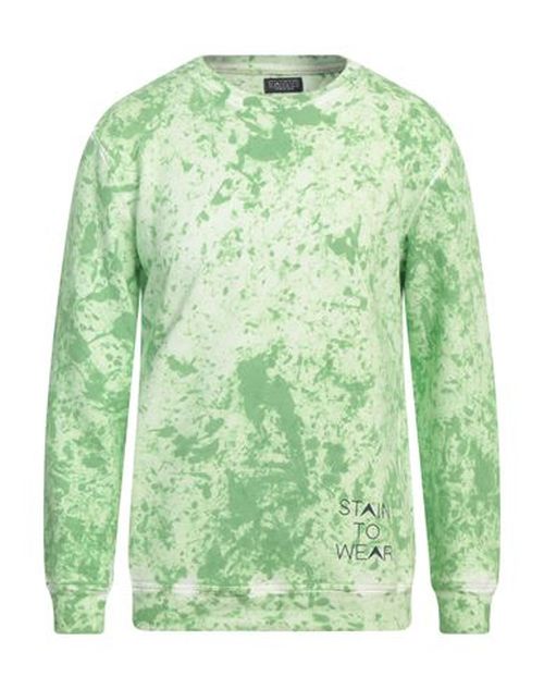 Man Sweatshirt Light green Size M Cotton