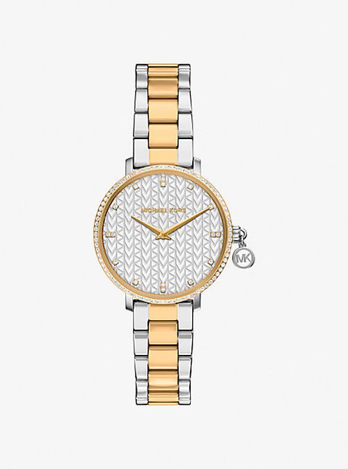 Mini Pyper Pavé Two-Tone Watch