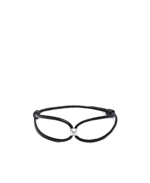 Rockstud leather bracelet