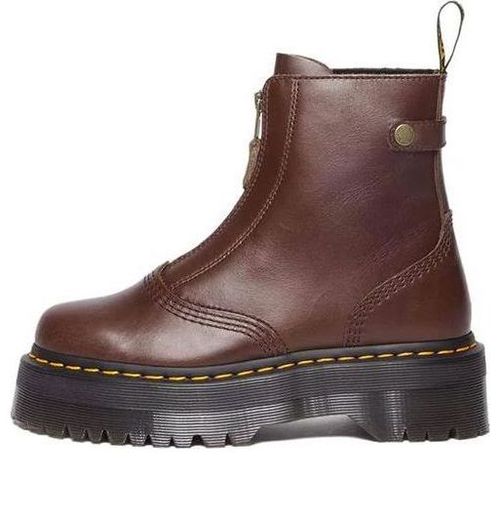 (WMNS) Jetta Platform Boots 'Dark Brown'
