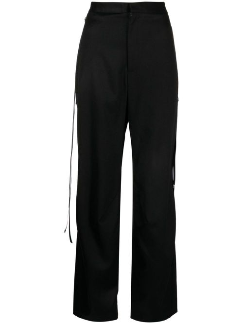 Articulated tuxedo trousers - Black