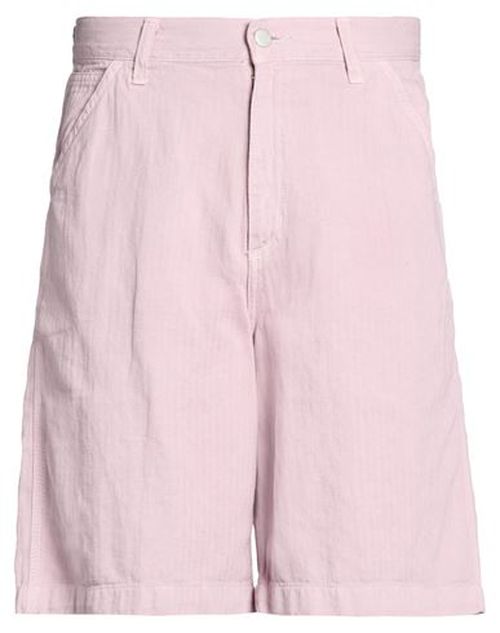 Man Shorts & Bermuda Shorts Lilac Size 31 Cotton, Linen