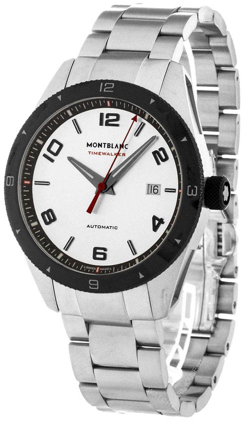 MONTBLANC Time Walker 41MM Auto Silver Dial Men's Watch 116057