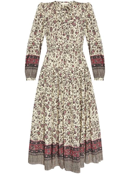 Mona midi dress - Neutrals