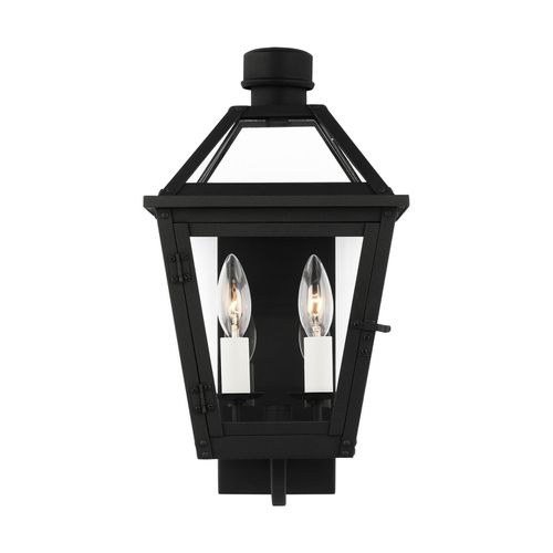Visual Comfort Studio Hyannis 2-Light Outdoor Wall Light in Textured Black by Chapman & Myer