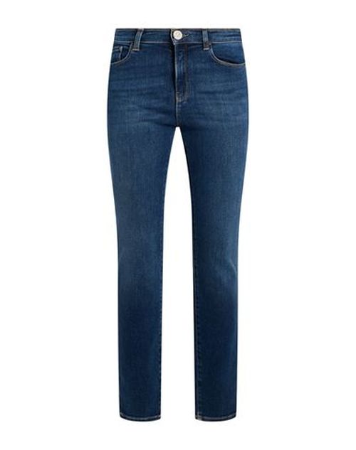 Woman Jeans Blue Size 27 Cotton, Polyester, Elastane