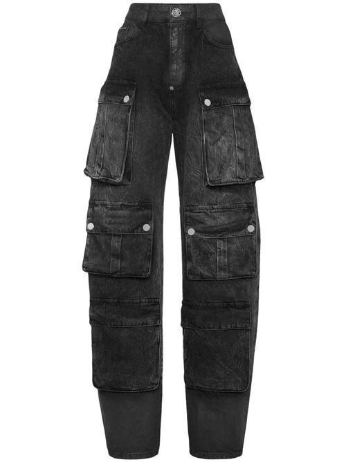 Oversize cargo jeans - Black