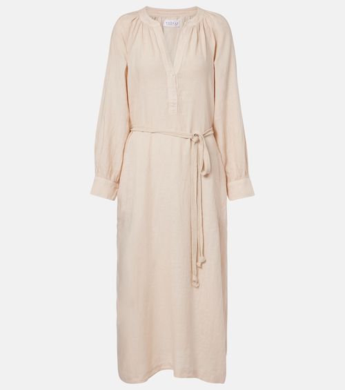 Dakota linen maxi dress