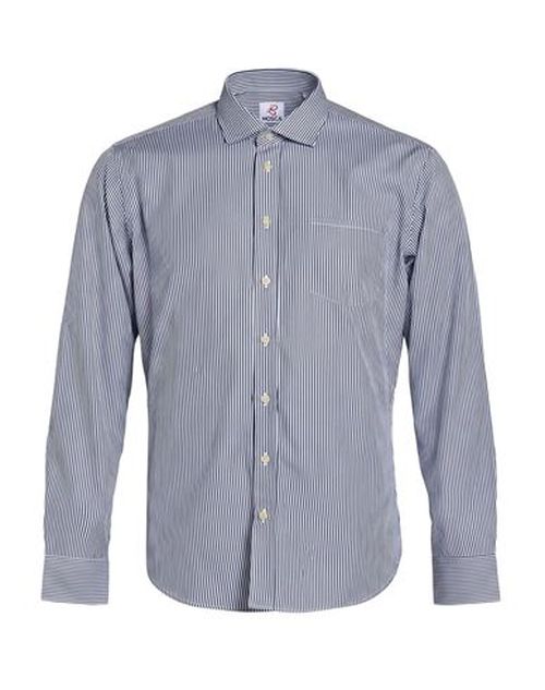 Man Shirt Navy Size 15 ¾ Cotton