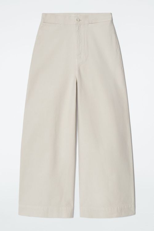 WIDE-LEG DENIM PANTS