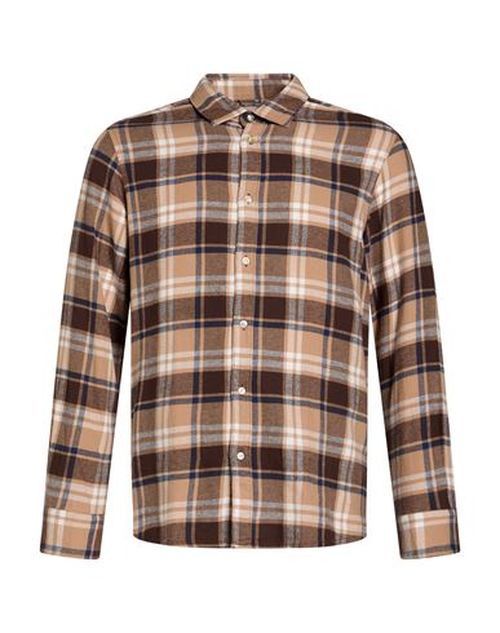 R3d Wöôd Man Shirt Camel Size M Cotton