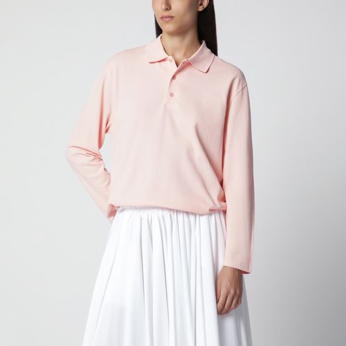Flore Flore Pink Diana Organic Cotton Polo Shirt
