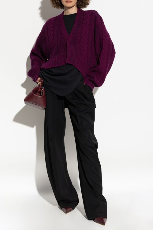 Wool Sweater, Women's, Purple