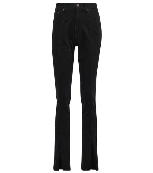 High-rise slim jeans