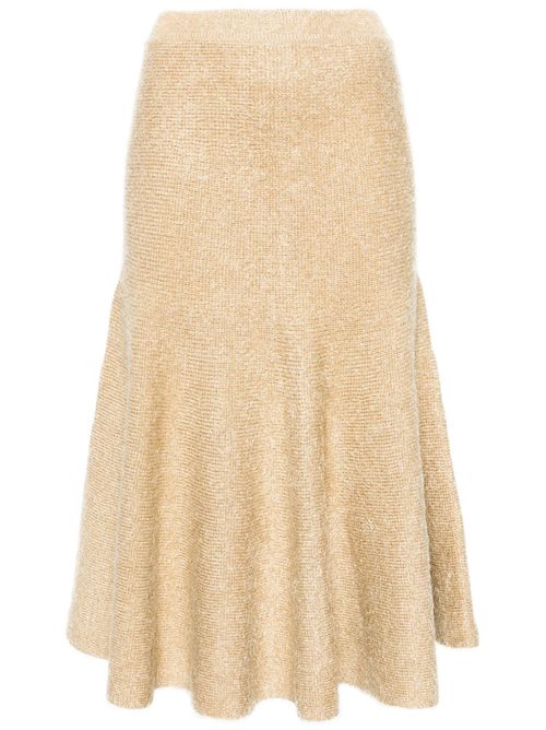 Cadence A-line brushed skirt - Neutrals