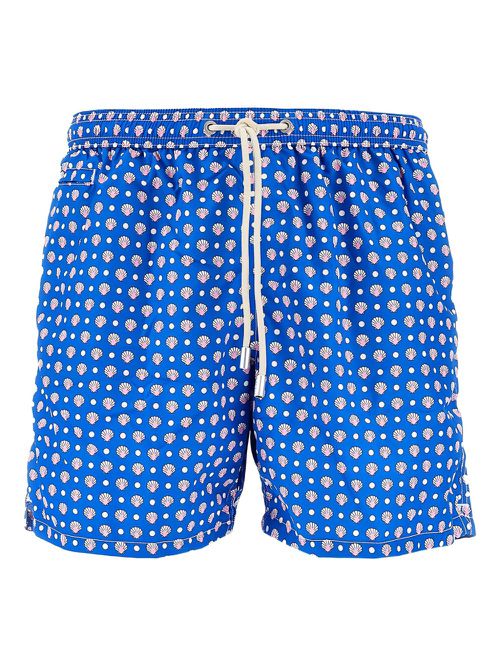 Patterned swim shorts - Blue