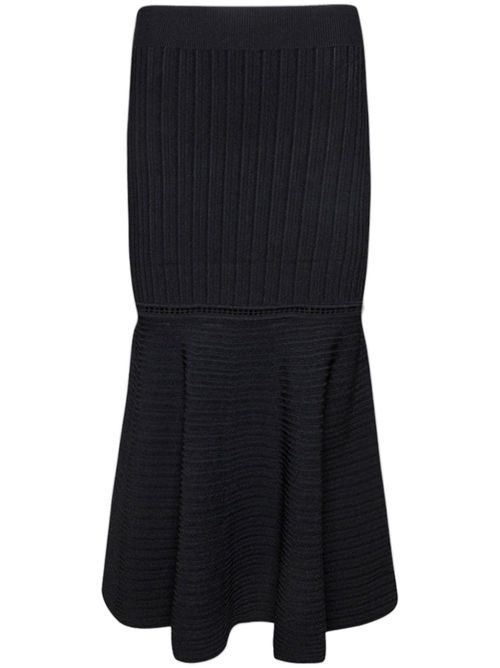 Victoria Beckham ausgestellter Rock - Schwarz