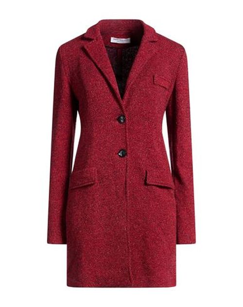 Woman Coat Rust Size 10 Wool, Silk, Polyacrylic