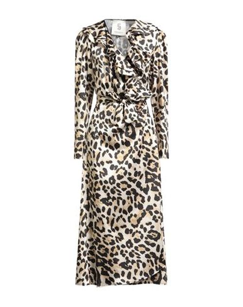 Woman Maxi dress Sand Size S Viscose, Polyester