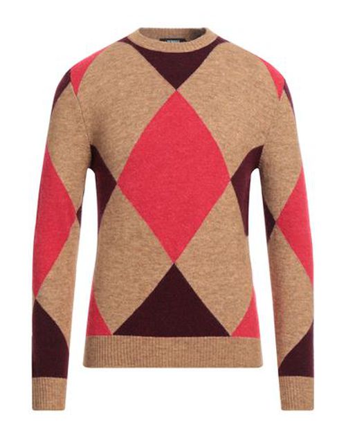 Man Sweater Camel Size 42 Polyamide, Acrylic, Alpaca wool, Wool, Elastane