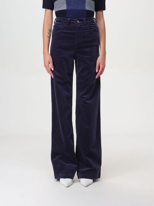 Pants Woman color Blue