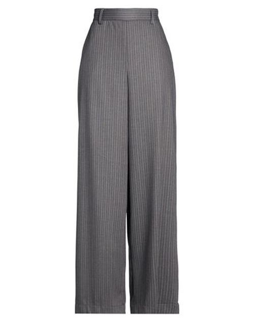 Niū Woman Pants Charcoal Size S Polyester, Viscose, Virgin Wool, Elastane