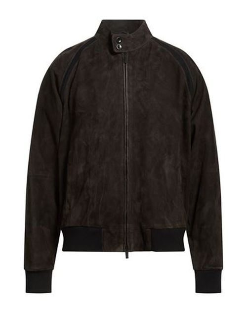 Man Jacket Dark brown Size 42 Lambskin