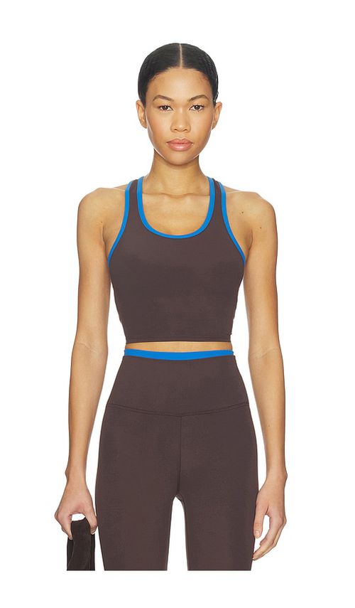 Splits59 Amber Airweight Bralette in Chocolate. - XL also in