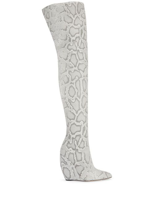 Ginnyfer knee-high leather boots - Grey