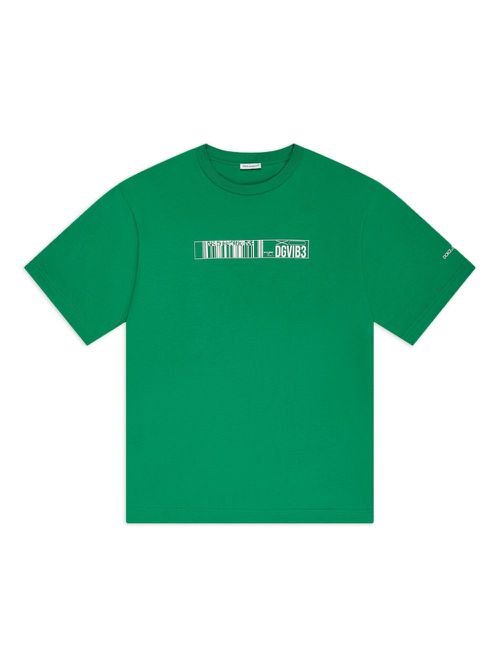 DG Vibe-print cotton T-shirt - Green