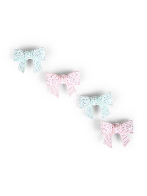Bow hair clip - Blue