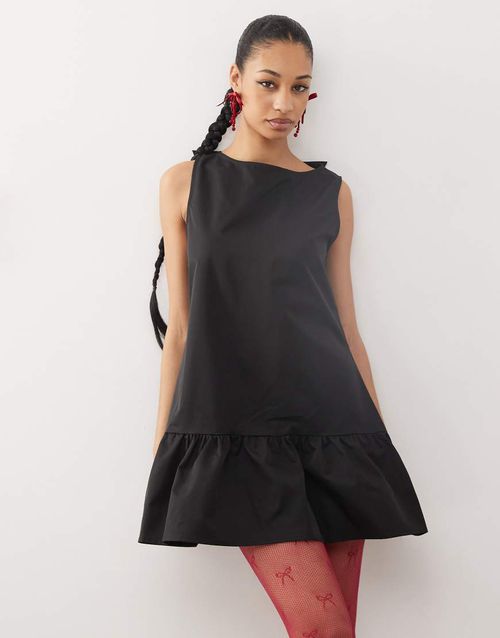 motel black satin dress Michael Kors main image 0