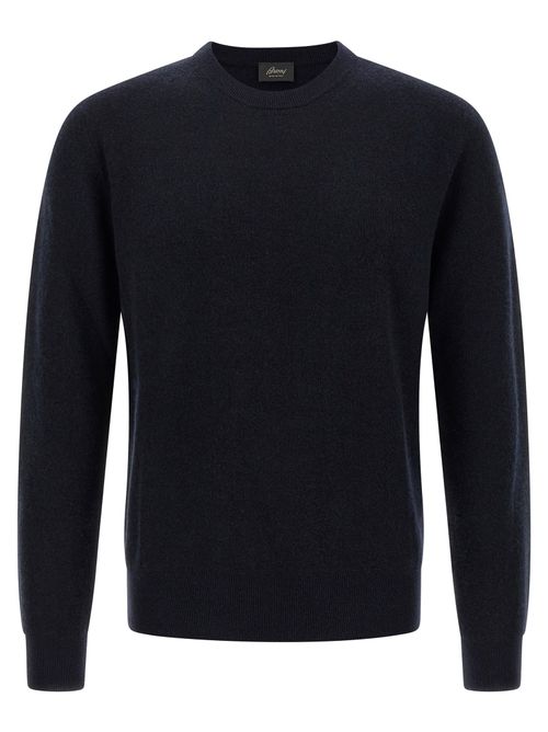 Cashmere Blend Sweater — Navy