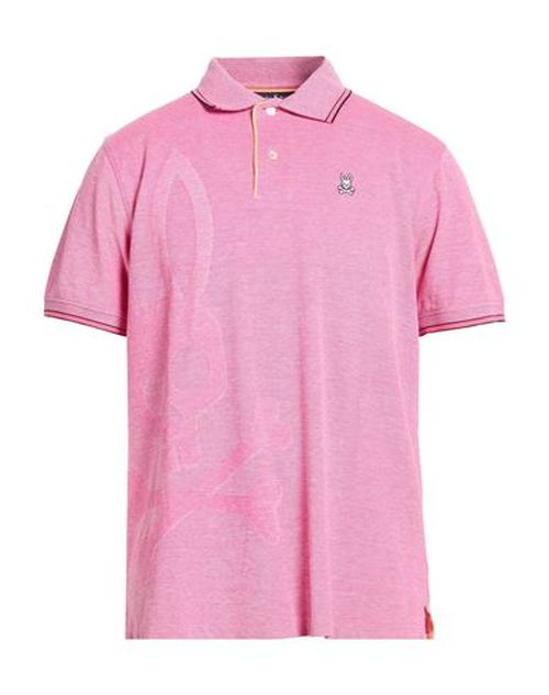 Man Polo shirt Fuchsia Size 42 Cotton