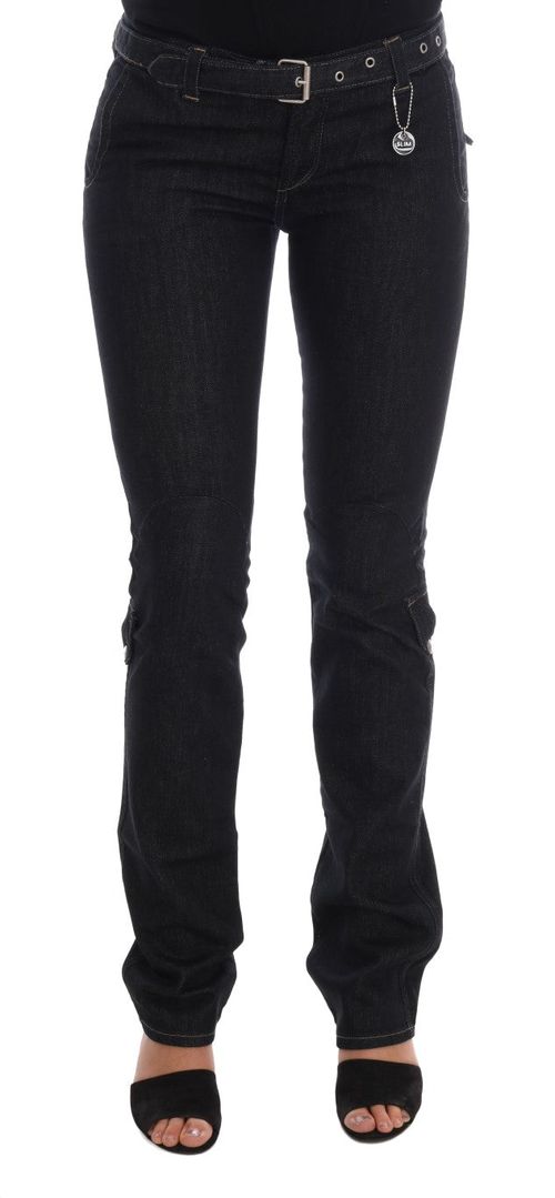Cotton-Elastane Slim Fit Jeans — Navy