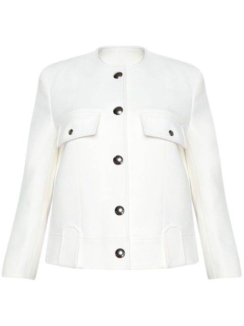 Laybin press-stud jacket - White