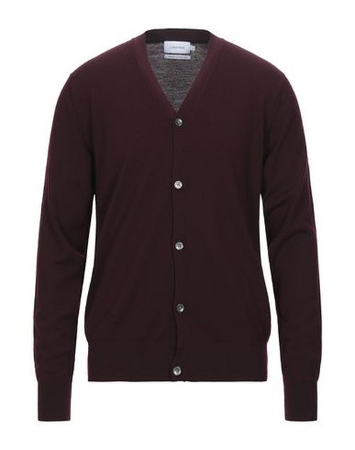 Man Cardigan Plum Size XS Wool