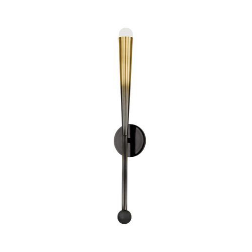 Gradient Brass Wall Sconce from the Adley Collection