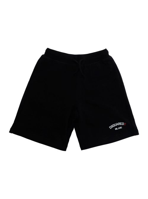 Cotton Bermudas — Black