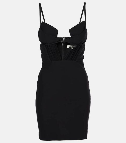 Crêpe minidress