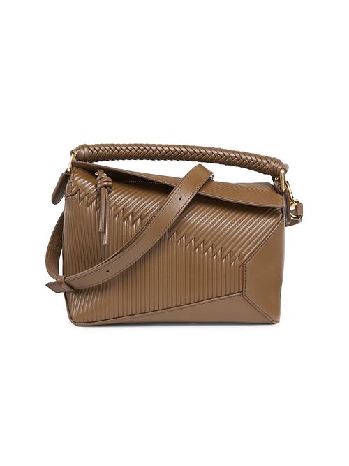 Women's Small Puzzle Edge Diamond Shoulder Bag - Tundra