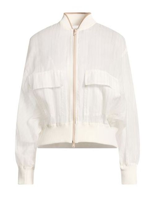 Woman Jacket Off white Size 6 Cotton