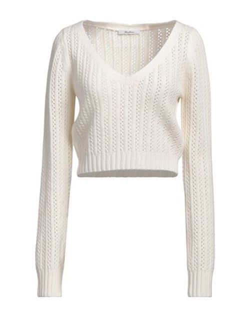 Max Mara Woman Sweater Ivory Size M Wool, Cashmere
