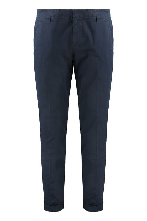 Gaubert Cotton Trousers with Roll-Up Ankle Cuffs